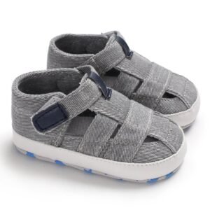 Baby Boy Sandals 
Color: Grey
Size: 0-6