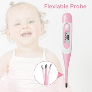 Digital thermometer 
Color: Pink