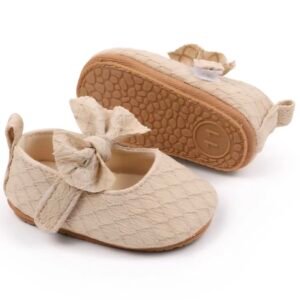 Baby Girl Beige Balerine
Sizes:0-6/6-12/12-18