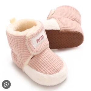 Baby Soft Waffle-knit Baby booties
Sizes:
0-6/6-12