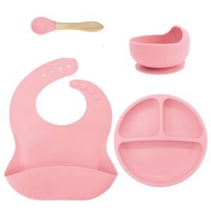Baby Feeding Set Pink Color