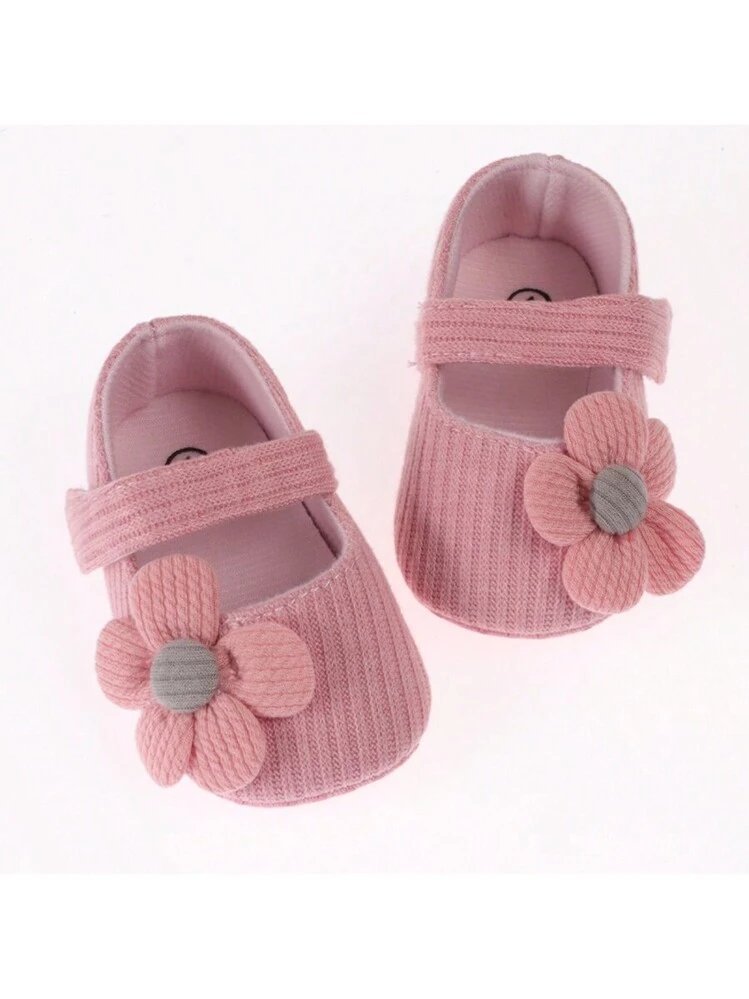 Pink Baby Balerine With Headband
Sizes: 0-6/6-12 - Image 2